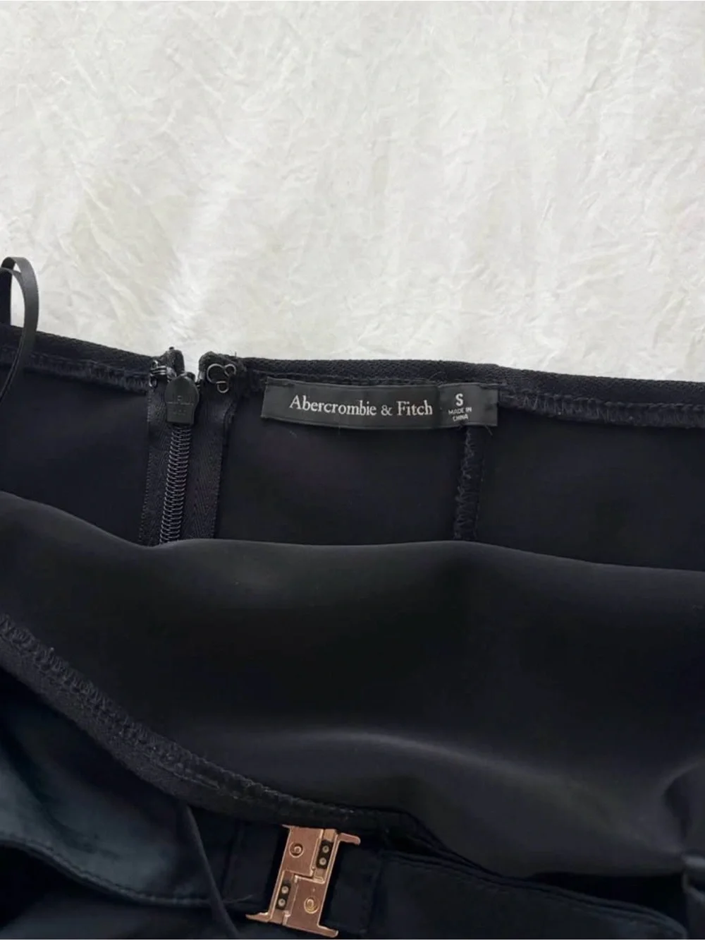 Abercrombie & Fitch Black Cutout Maxi Dress